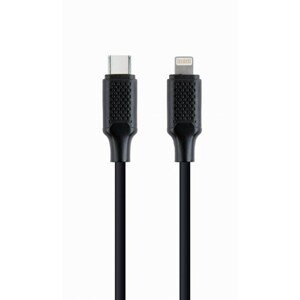 Kabel CABLEXPERT USB 2.0 Type-C na Ligtning (CM/8pinM), 1,5m, datový, černý; CC-USB2-CM8PM-1.5M
