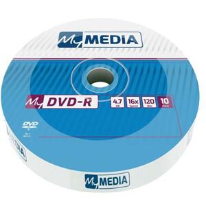 Verbatim DVD-R My Media 4,7 GB 16x 10-spindl; 69205