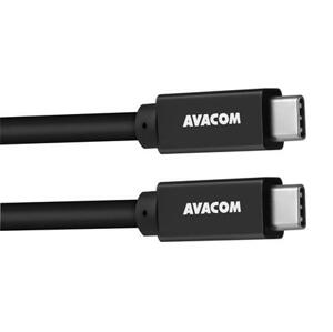 Datový a nabíjecí kabel USB Type-C - USB Type-C, 100cm, 60W E-Mark, černý; DCUS-TPCC-10K60W