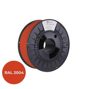 C-TECH Premium Line - tisková struna (filament), PLA, oranžová pravá, RAL2004, 1,75mm, 1kg; 3DF-P-PLA1.75-2004