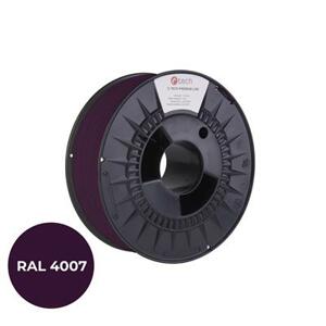 C-TECH Premium Line - tisková struna (filament), PLA, purpurová fialková, RAL4007, 1,75mm, 1kg; 3DF-P-PLA1.75-4007