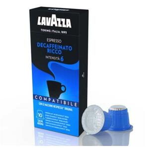 Kapsle Lavazza Espresso Decaffeinato Ricco pro Nespresso - 10 ks; KAVA