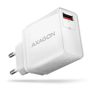Axagon ACU-QC19W, QC nabíječka do sítě 19W, 1x USB-A port, QC3.0/AFC/FCP/SMART, bílá; ACU-QC19W