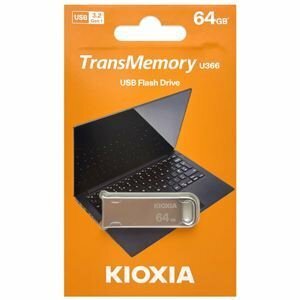Kioxia 64GB USB Flash Biwako 3.0 U366 stříbrný; LU366S064GG4