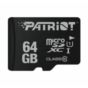 Patriot 64GB  microSDHC Class10 bez adaptéru; PSF64GMDC10