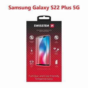 Swissten sklo full glue, color frame, case friendly Apple  Samsung s906b Galaxy s22 Plus 5G černé; 54501827