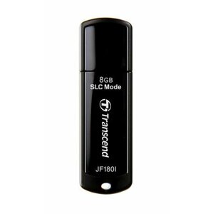 Transcend 8GB JetFlash 180I, USB 3.0 průmyslový flash disk (SLC mode), 155MB/s R, 135MB/s W, černá; TS8GJF180I