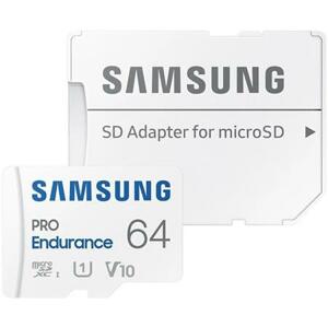 Samsung micro SDXC 64GB PRO Endurance + SD adaptér; MB-MJ64KA/EU