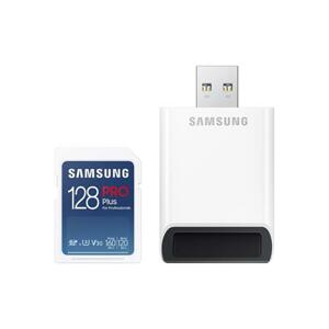 Samsung SDXC 128GB PRO PLUS + USB adaptér; MB-SD128KB/WW