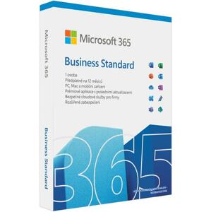 Microsoft 365 Business Standard CZ, 1 rok, nová licence; KLQ-00643
