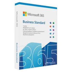 Microsoft 365 Business Standard Eng - předplatné na 1 rok, nová licence; KLQ-00650