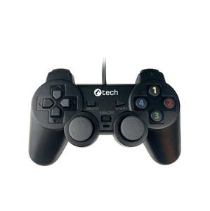 Gamepad C-TECH Callon pro PC/PS3, 2x analog, X-input, vibrační, 1,8m kabel, USB; GP-05
