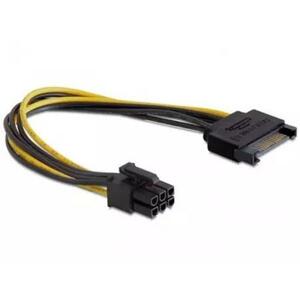 Delock napájecí kabel SATA 15 pin na 6 pin PCI Express; 82924