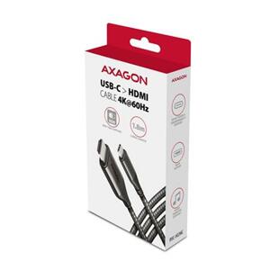 Axagon RVC-HI2MC, USB-C -> HDMI 2.0a redukce / kabel 1.8m, 4K/60Hz HDR10; RVC-HI2MC