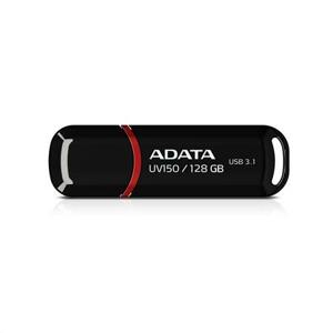 ADATA Flash Disk 256GB UV150, USB 3.1 Dash Drive (R:90 W:20 MB s) černá; AUV150-256G-RBK