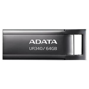 ADATA Flash Disk 64GB UR340, USB 3.2 Dash Drive, lesklá černá; AROY-UR340-64GBK