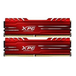ADATA XPG Gammix D10 16GB DDR4 3200MHz / DIMM / CL16 / červená / KIT 2x 8GB; AX4U32008G16A-DR10