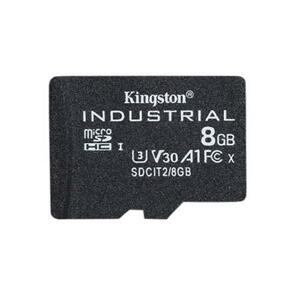 Kingston MicroSDHC karta 8GB Industrial C10 A1 pSLC Card Single Pack; SDCIT2/8GBSP