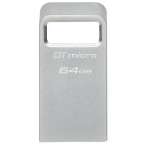 Kingston Flash Disk 64GB DataTraveler Micro 200MB/s Metal USB 3.2 Gen 1; DTMC3G2/64GB