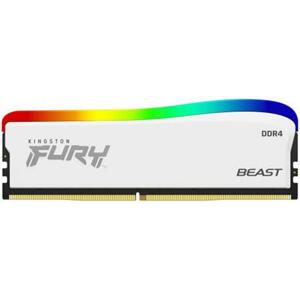 Kingston FURY Beast White DDR4 8GB 3200MT/s DIMM CL16 RGB SE; KF432C16BWA/8