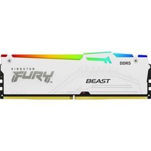 Kingston DIMM DDR5 FURY Beast White RGB EXPO 16GB 5600MT/s CL36; KF556C36BWEA-16