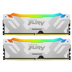 Kingston DIMM DDR5 (Kit of 2) FURY Renegade White RGB XMP 32GB 6000MT/s CL32; KF560C32RWAK2-32
