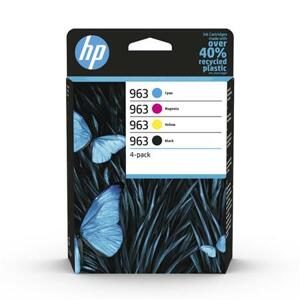 HP 963 CMYK Original Ink Cartridge 4-Pack  (700 / 700 / 700 / 1,000 pages) blister; 6ZC70AE#301