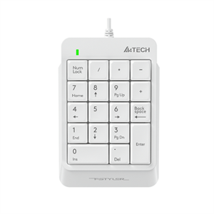 A4tech FSTYLER FK13P numerická klávesnice, USB Bílá; FK13PW