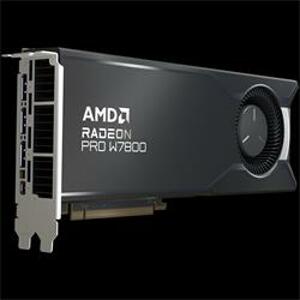 AMD GPU Radeon PRO W7800 32GB GDDR6 256 bit, 45.25 Tflops, 576 GBps, PCIe 4.0, 3x DP, 1x mDP, 4x 4K, 260W, Active; 100-300000075