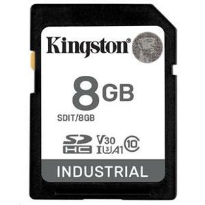 Kingston paměťová karta 8GB Industriální SDHC UHS-I C10; SDIT/8GB