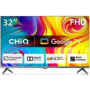 CHiQ L32H8CG 32" FHD LED Google TV Silver; L32H8CG