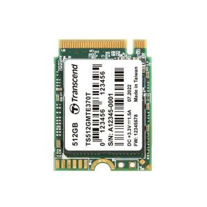 Transcend MTE370T 512GB SSD disk M.2 2230, PCIe Gen3 x4 NVMe 1.3 (3D TLC), 2000MB s R, 1100MB s W; TS512GMTE370T
