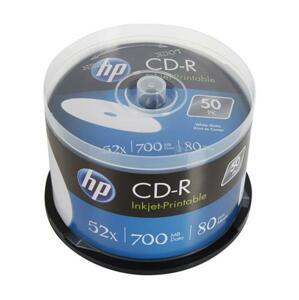 HP CD-R 700MB (80min) 52x Inkjet Printable 50-cake; 69312