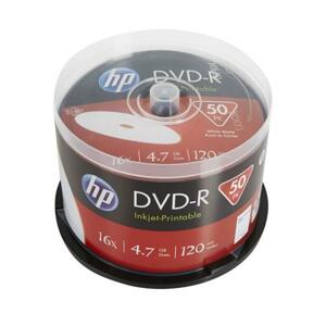 HP DVD-R 4,7 GB (120min) 16x Inkjet Printable 50-cake; 69317