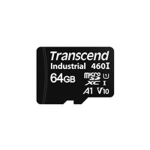 Transcend MicroSDXC karta 64GB 460I, UHS-I U1 A1 100/80 MB/s; TS64GUSD460I
