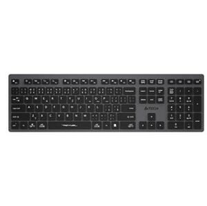 A4tech FBX50C, bezdrátová kancelářská klávesnice, šedá; FBX50C-BK