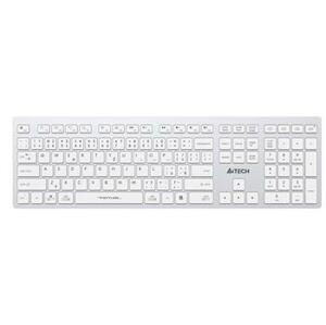 A4tech FBX50C, bezdrátová kancelářská klávesnice, bílá; FBX50C-WH
