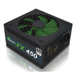 Evolveo FX 450, zdroj 450W ATX, 14cm, tichý, 80+, bulk; CZEFX450