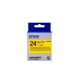 Epson Tape Cartridge LK-6YBVN Vinyl, Black Yellow 24 mm 7m; C53S656021