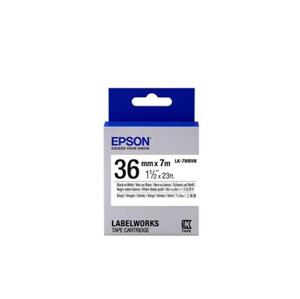 Epson Tape Cartridge LK-7WBVN Vinyl, Black White 36 mm 7m; C53S657012