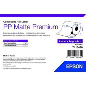 Epson PP Matte Label Premium, Cont. Roll, 51mm x 29mm; 7113426