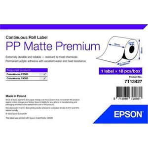 Epson PP Matte Label Premium, Cont. Roll, 76mm x 29mm; 7113427