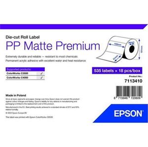 Epson PP Matte Label Premium, 102mm x 51mm, 535 Labels; 7113410