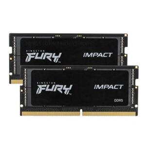 Kingston FURY Impact SO-DIMM DDR5 32GB 6400MHz CL38 2x16GB Black; KF564S38IBK2-32
