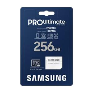 Samsung MicroSDXC 128GB PRO Ultimate + SD adaptér; MB-MY256SA/WW