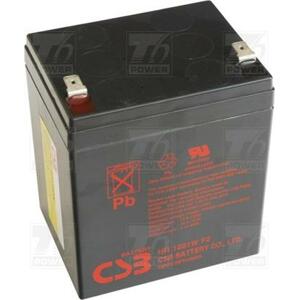 Baterie T6 power CSB HR1221W F2 (12V/5,1Ah); UPSAPC014