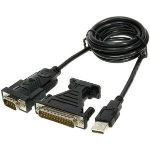 PremiumCord USB 2.0 - RS 232 převodník s kabelem, osazen chipem od firmy FTDI; ku2-232