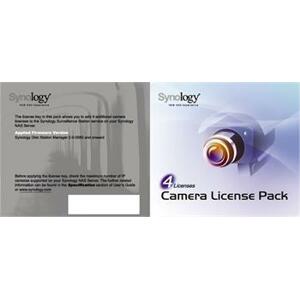 Synology Camera License Pack x 4pack; DEVICE LICENSE (X 4)