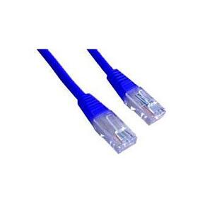 GEMBIRD Eth Patch kabel c5e UTP 0,5m, modrý; PP12-0.5M/B