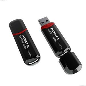 ADATA F UV150 32GB - USB 3.0 Flash Disk, slim, černý; AUV150-32G-RBK